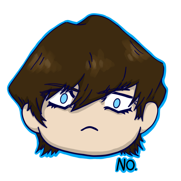 Seto Kaiba Sticker &quot;No.&quot;