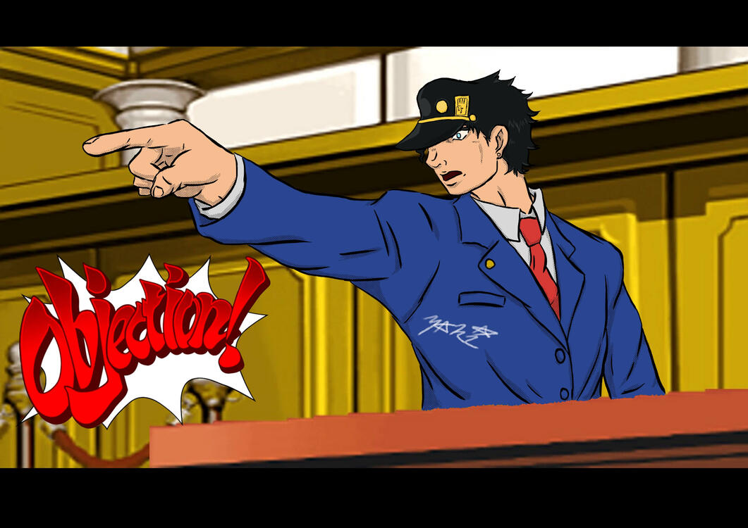 Jotaro / Phonix Wright Crossover
