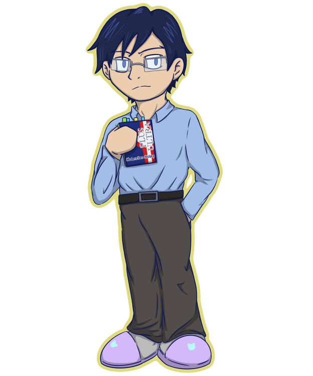 Tenya Iida likes to study